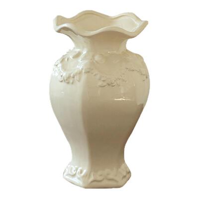 法式陶瓷花瓶白色高级感