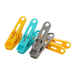 茶花夹子衣架防风塑料家用的固定小晾衣夹衣服晒衣夹被子大凉衣夹