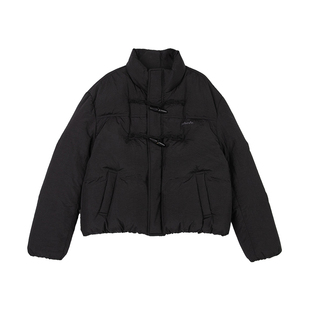 [张元英同款]ROLAROLA冬新款立领棉服女宽松百搭面包服外套