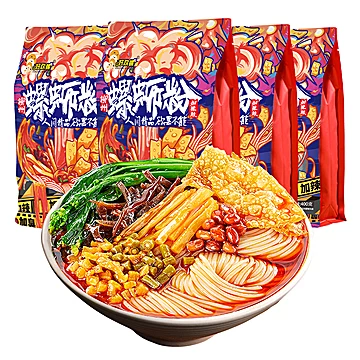 好欢螺螺蛳粉加辣加臭螺丝粉夜宵速食柳州