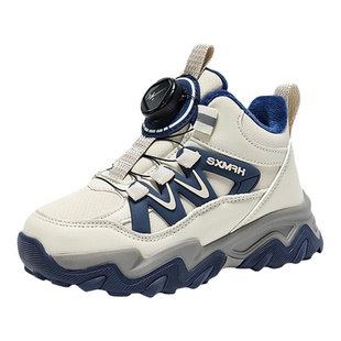 双星男童鞋子2025年冬季新款儿童加绒加厚保暖大棉鞋中大童运动鞋