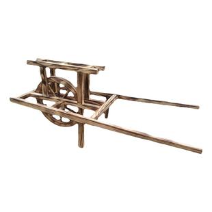 仿古木质独轮车手推车平衡车幼儿园亲子游戏户外拓展团建活动道具