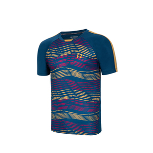 FZFORZA羽毛球服旗舰店正品 中性款运动短袖针织T恤 FZ_PR2506M