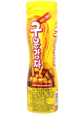 韩国进口海太烤薯棒饼干土豆条