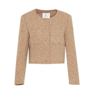 傲丝度小个子短款毛呢外套女冬季气质小香风呢子大衣百搭休闲上衣