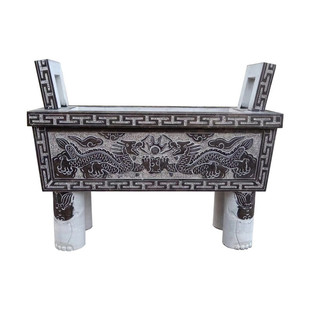 青石仿古香炉石雕香炉石头香炉寺庙祠堂家用户外香炉圆鼎石香炉