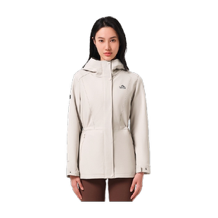 伯希和户外软壳衣女款新款防风保暖运动冲锋外套修身夹克休闲风衣