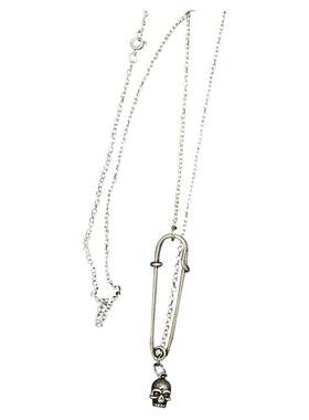 wm做旧骷髅男女小众项链暗黑先锋