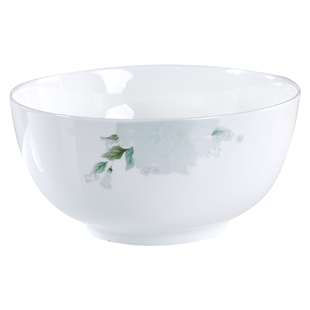 陶瓷碗家用高颜值单个碗微波炉可用小碗大汤碗面碗骨瓷饭碗10个装