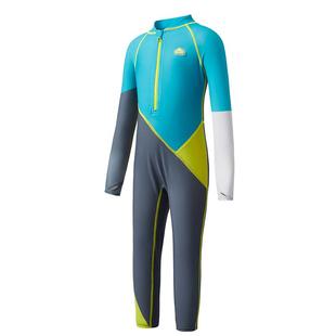 KK树儿童连体泳衣男童长袖长裤防晒中大童女孩游泳宝宝泡温泉装备