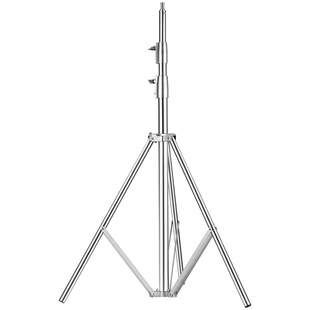 Godox 神牛摄影灯架 2.8米不锈钢支架影室灯架全金属加粗影棚外拍灯支架拍照三脚架滑轮灯架横臂顶灯架