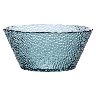 轻奢风透明玻璃碗家用大号沙拉碗水果碗高颜值水果盘大碗果盆餐具