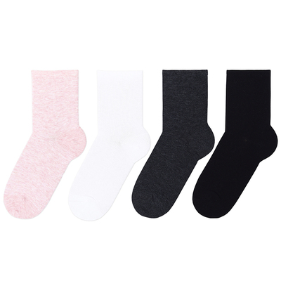 棉元素女性棉质透气女款短袜