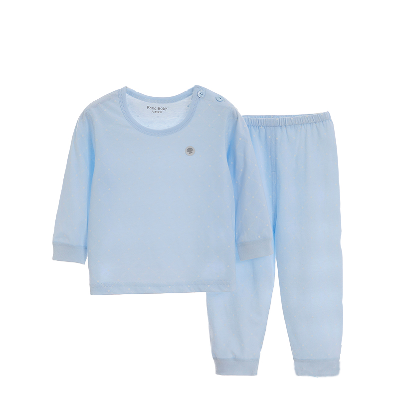 薄款純棉分體春夏內(nèi)衣套裝家居服1歲-6歲寶寶空調(diào)服商超同款