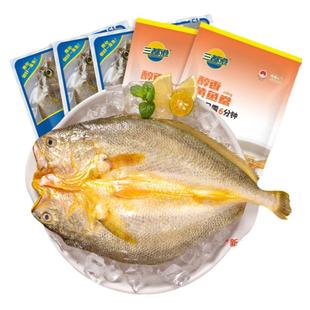 三都港南美黄鱼鲞黄花鱼海鲜冷冻宁德三去大黄鱼5条装共约1060g