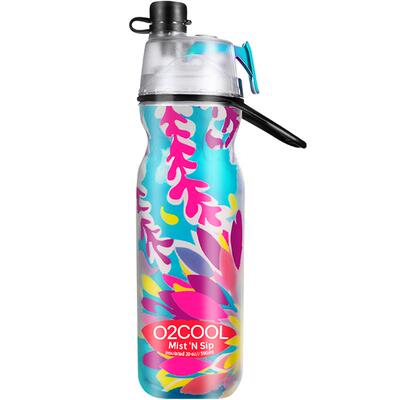 美国O2COOL喷雾运动水杯