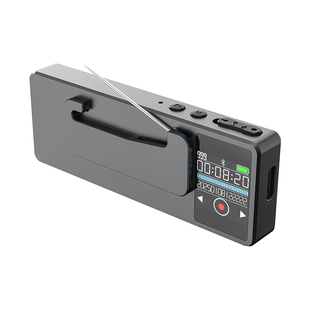 工牌AI录音笔智能转写文字翻译机胸牌便携会议记录卡总结会议纪要