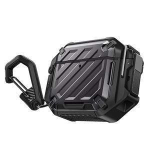SUPCASE 适用苹果AirPods Pro3耳机保护套安全锁卡扣双层防水带挂钩全包AirPods 4代防摔壳ipods磁吸充电2025