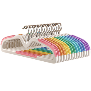 佳帮手短颈衣架省空间家用挂衣架防滑阳台缩脖子衣服撑子干湿两用