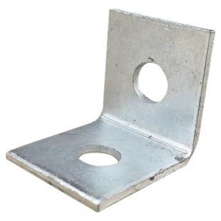 7字型固定件冷镀锌L型角码90度直角连接件铁角五金连接片角铁支架
