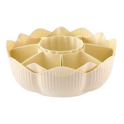 火锅拼盘沥水篮分格家用可旋转