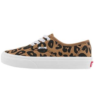 Vans范斯童鞋官方 Authentic甜酷感豹纹印花中大童帆布鞋