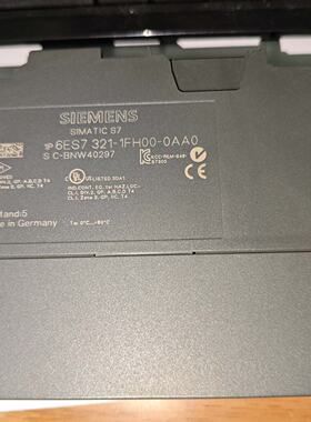 【询价】6ES7321-1FH00-0AA0 98成新，实物，适用