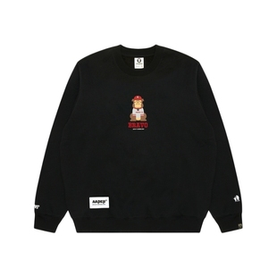 Aape旗舰店男装秋冬猿人军团印花休闲潮流圆领卫衣C368XXP