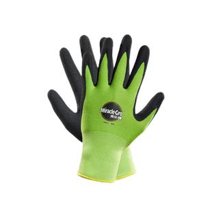 美乐棵乳胶园艺手套防刺防滑耐磨舒适手套防水拔草透气防护手套