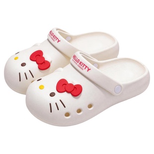 正版授权HelloKitty洞洞鞋女款2026新款夏季可爱防滑户外穿凉拖鞋