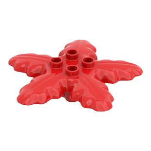 wange万格儿童DIY拼插拼装大颗粒积木基础配件树叶散件D0102