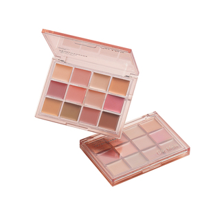 卡梅拉口红盘哑光丝绒低饱和裸色口红唇膏盘调色唇泥化妆师专用