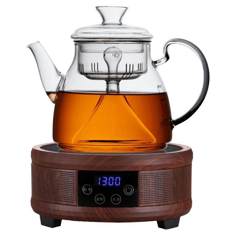 2025新款玻璃煮茶器专用蒸茶壶泡茶一体养生壶保温电陶炉家用茶具