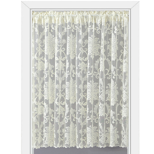 清新门帘透光不透人短帘美容院卧室客厅阳台隔断半帘窗帘 免打孔