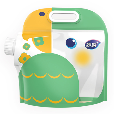 妙洁五谷杂粮收纳密封袋干湿两用加厚手提收纳袋家用3L大米面粉袋