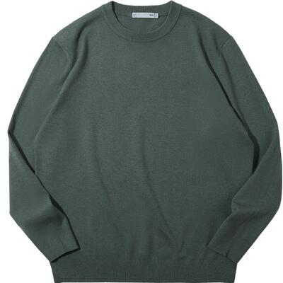 海澜之家圆领套头可机洗羊毛衫男