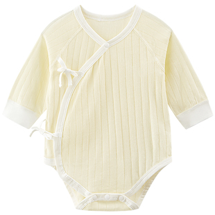 早产儿包屁衣夏季薄款婴儿小码衣服纯棉a类宝宝48码4斤特小码45码