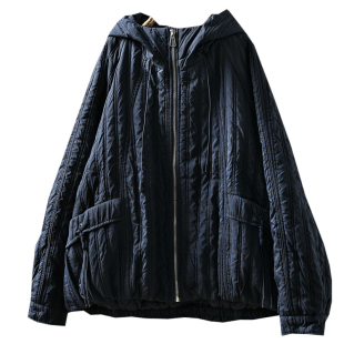 棉服女款2026新款冬韩系超好看夹棉外套独特保暖大口袋连帽棉袄