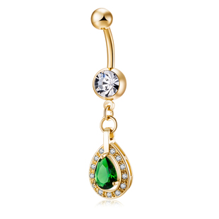 2024水滴肚脐钉热销肚脐扣身体穿刺饰品肚脐环Navel Piercing