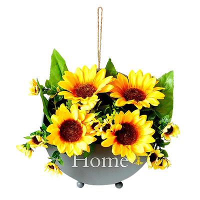 ins创意墙面装饰品仿真花