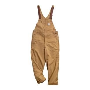 马登工装美式复古卡其古着背带裤阿美咔叽连体口袋直筒吊带裤男春