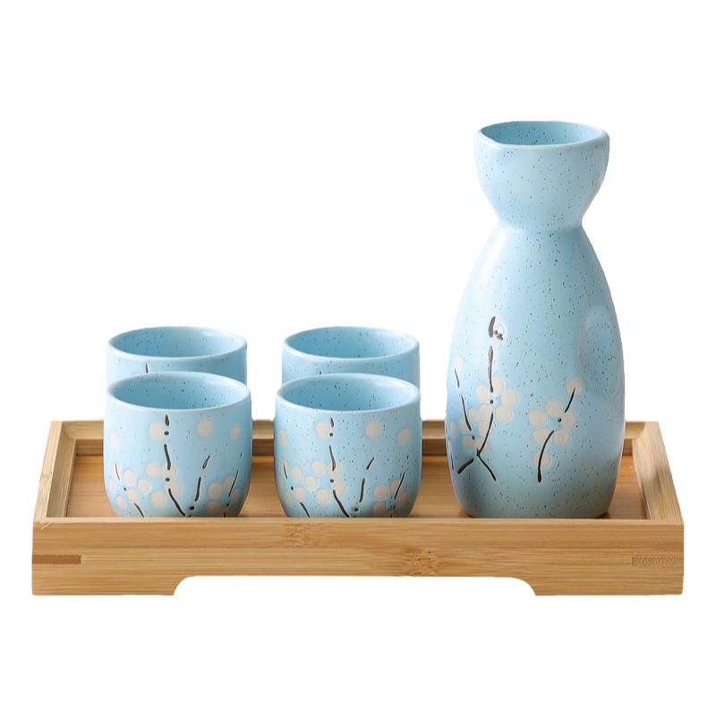 日式风小清新陶瓷分酒器一口杯