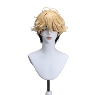 三分妄想时光代理人夏斐cos假发vein假毛麻花辫头皮顶无定金发卡