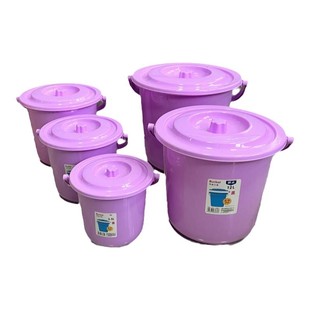 加厚彩色手拎水桶美工桶沙滩挖沙桶油漆桶道具学生洗笔绘画洗衣桶