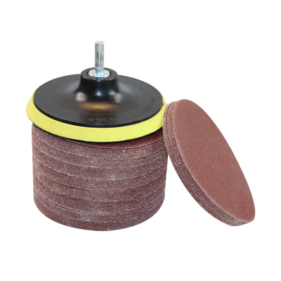 植绒砂纸圆盘自粘磨盘4寸5寸