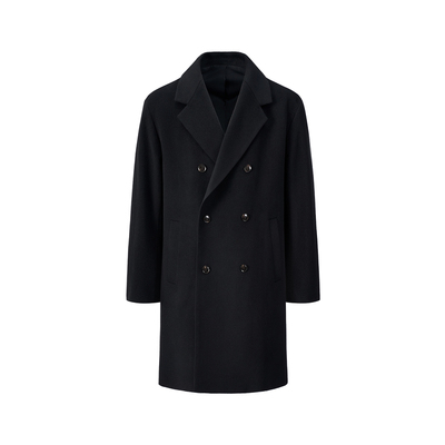 卓凡尼·华伦天奴中长款毛呢大衣