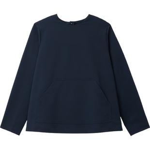 【折扣】Norse Projects 女秋冬深蓝色宽松卫衣
