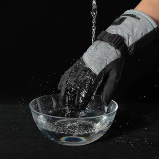 发热手套户外骑行滑雪电热加热可防五指暧跨境寒冷手套触屏保手套