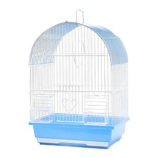 小鸟观赏笼虎皮鹦鸟笼子文鸟玉鸟绣眼八哥专用豪华别墅家用防飞溅