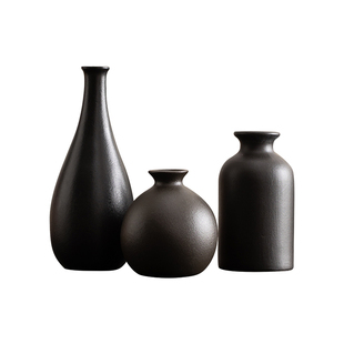 中式禅意花瓶香薰干花电视壁龛高级感小众摆件复古客厅插花仿真花